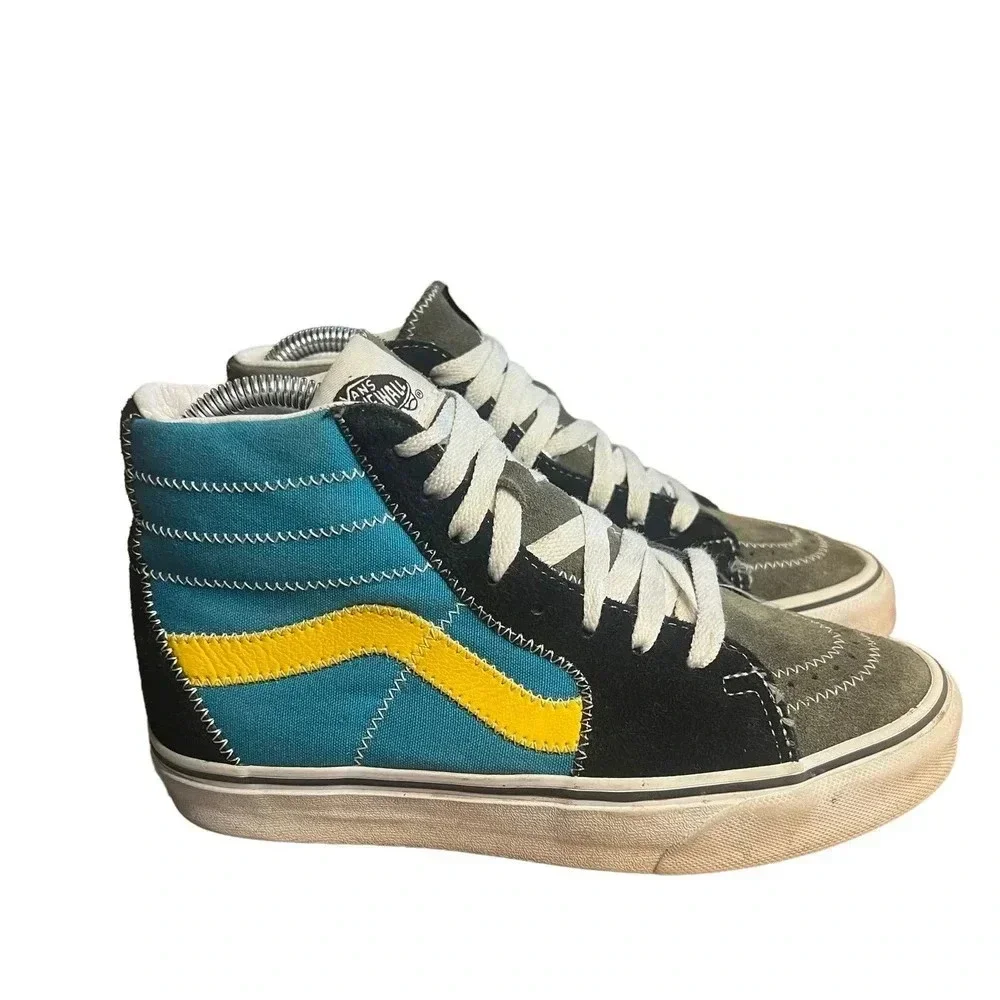 Vans Sk8-Hi Zig Zag High Top Sneakers Multicolor Skate‎ Shoes Women’s Size 5